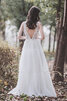 Reißverschluss Aufregend Bezauberndes Sittsames Brautkleid aus Tüll - 3