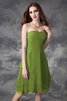 Robe demoiselle d'honneur bref de lotus avec zip a-ligne avec sans manches - 14