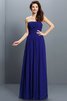 Robe demoiselle d'honneur plissé longue de princesse fermeutre eclair avec chiffon - 25