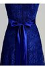 Elegante Vestido de Fiesta de Hasta el suelo de Fajas - 11