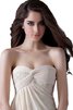 Paillettenbesetztes A-Linie normale Taille Herz-Ausschnitt kurzes Brautjungfernkleid - 4