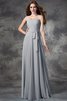 Normale Taille A-Line Chiffon Bodenlanges Anständiges Brautjungfernkleid - 27