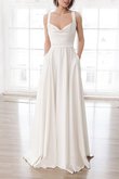 Robe de mariée jusqu'au sol salle interne étourdissant naturel simple