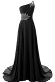 Chiffon A-Line plissiertes Brautmutterkleid mit Empire Taille mit Rücken Schnürung