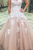 Herz-Ausschnitt Duchesse-Linie Normale Taille Bodenlanges Quinceanera Kleid mit Applikation