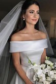 Abito da sposa lunghi principessa bella con bottone favola convenzionale