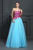 Empire Taille Ärmelloses Formelles Quinceanera Kleid mit Bordüre mit Rücken Schnürung