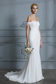 Robe de mariée bustier de bijouterie fait main de sirène avec manche courte longue