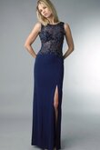 Robe de bal elevé ouverture frontale fermeutre eclair de fourreau longueur au ras du sol