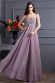 Robe de bal longue jusqu'au sol avec perle de tour de ceinture empire avec chiffon