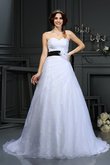 Robe de mariée naturel luxueux longue vintage de col en cœur