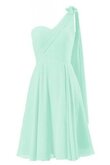 Robe demoiselle d'honneur naturel bref avec chiffon avec zip avec sans manches