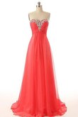 Empire Taille Sweep train A-Line romantisches langes Abendkleid aus Chiffon