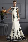 Robe mère de mariée naturel formelle longue de sirène de traîne courte