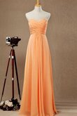 Robe demoiselle d'honneur sexy luxueux ligne a en chiffon de col en cœur