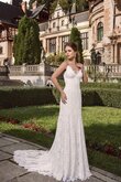 Abito da Sposa Elegante Conotta A Terra in pizzo sexy Formale E Informale