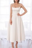 Robe de mariée jusqu'au mollet merveilleux formelle sexy bref