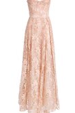 A-Line Herz-Ausschnitt Abendkleid aus Spitze