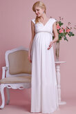 Robe de mariée en chiffon rêveur longue humble simple