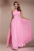 Robe de bal longue avec chiffon de tour de ceinture empire gaine avec perle