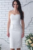 Robe de mariée romantique spécial attirent manche nulle cordon