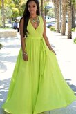 Robe demoiselle d'honneur avec zip v encolure avec perle avec chiffon ligne a