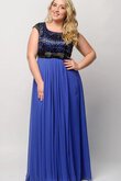 Robe de bal col u profond avec zip avec manche courte avec nœud à boucles en chiffon