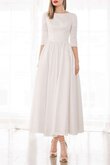 Robe de mariée en salle de fourreau noble naturel simple