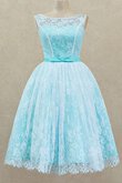 Robe fête de la rentrée romantique avec nœud à boucles ruché avec lacets avec perle
