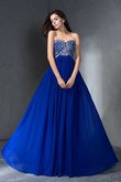 A Linie Prinzessin Anständiges Glamouröses Abendkleid aus Chiffon