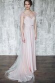 Robe demoiselle d'honneur distinguee plissé avec perle de traîne courte textile en tulle