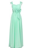 Robe demoiselle d'honneur plissé naturel avec zip avec chiffon col en forme de cœur