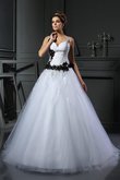 Robe de mariée mode luxueux appliques de traîne mi-longue grandes bretelles