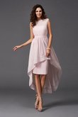 Normale Taille Reißverschluss Prinzessin A Linie Brautjungfernkleid mit Schleife
