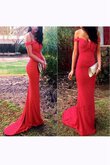 Robe de bal naturel epaule nue collant de traîne courte décolleté dans le dos