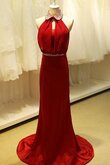 Halbe Ärmeln enganliegendes Empire Taille A-Linie Spitze Ballkleid mit V-Ausschnitt
