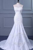 Abito da Sposa Sirena in Paillette con paillette con Perline in pizzo monospalla