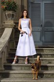 Prinzessin Vintage Sittsames Extravagantes Brautkleid mit Empire Taille