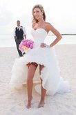 Beach Stil Vintage Prinzessin Extravagantes Schick Brautkleid