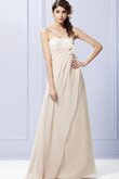 Robe demoiselle d'honneur au drapée avec fleurs de bustier avec nœud à boucles