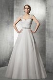 Robe de mariée naturel humble avec zip avec manche épeules enveloppants avec perle