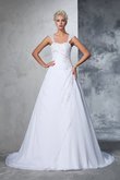 Robe de mariée delicat avec sans manches appliques de mode de bal grandes bretelles