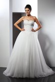 Abito da Sposa con Applique Elegante Cuore Lunghi Principessa