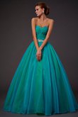 Abito Quinceanera con Perline Allacciato Lungo Alta Vita Ball Gown