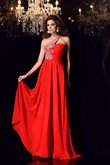 A-Line Sweep Train Bezauberndes Formelles Abendkleid mit Empire Taille