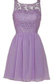 Robe douce seize facile delicat a-ligne avec perle ruché