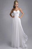 Abito da Sposa A-Line Allacciato con Ricamo Formale E Informale Senza Maniche Semplice