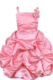 Robe de cortège enfant bandouliere spaghetti avec fleurs de lotus manche nulle