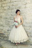 Robe de mariée nature elégant simple fermeutre eclair ligne a