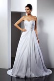 Vintage A-Line Extravagantes Anständiges Brautkleid mit Empire Taille